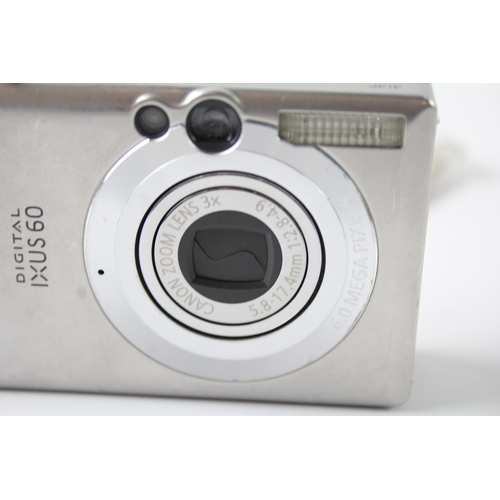 443 - Canon IXUS 60 Digital Compact Camera Working w/ 3x Canon Optical Zoom Lens