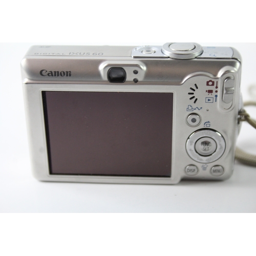 443 - Canon IXUS 60 Digital Compact Camera Working w/ 3x Canon Optical Zoom Lens