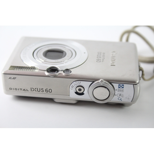 443 - Canon IXUS 60 Digital Compact Camera Working w/ 3x Canon Optical Zoom Lens