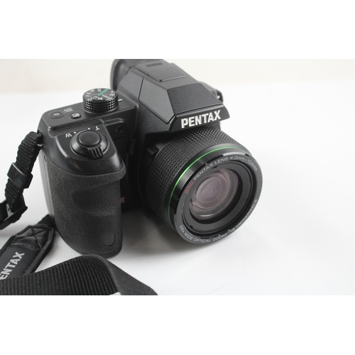 459 - Pentax X-5 Digital Bridge Camera Working w/ Pentax 26x Wide Optical Zoom Lens