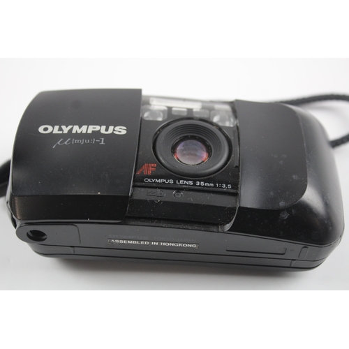 460 - Olympus MJU-1 Compact Film Camera Point & Shoot w/ 35mm F/3.5 Lens