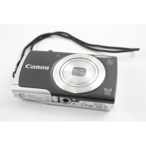 462 - Canon Powershot A2500 Digital Compact Camera Working w/ 5x Optical Zoom