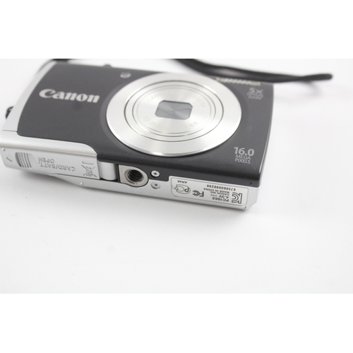 462 - Canon Powershot A2500 Digital Compact Camera Working w/ 5x Optical Zoom