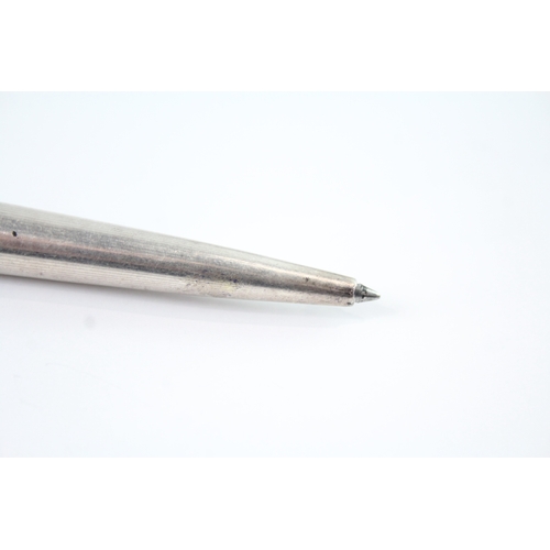 483 - Montegrappa Hallmarked .925 Sterling Silver Ballpoint Pen / Biro WRITING 32g