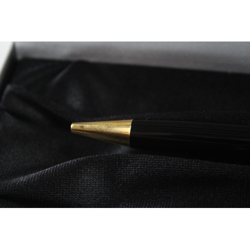 500 - Montblanc Meisterstuck Black Cased & Gold Plate Ballpoint Pen / Biro WRITING