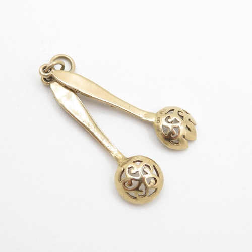 1 - 9ct Gold Spoons Charm (2.44g)