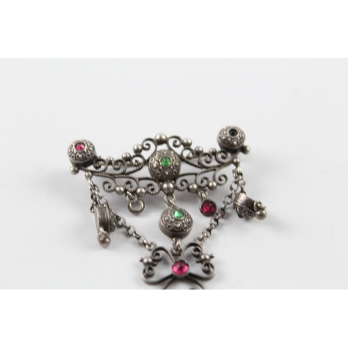 287 - 19th Century Scandinavian Silver Brooch 7g