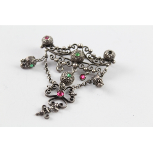 287 - 19th Century Scandinavian Silver Brooch 7g