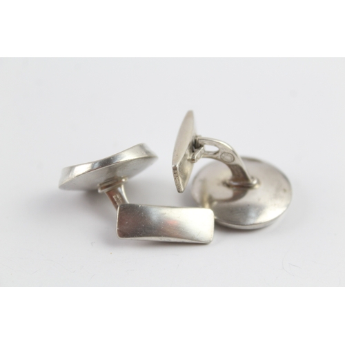 291 - Pair of Sterling Silver Georg Jensen Cufflinks by Nanna Ditzel No. 74B 22g