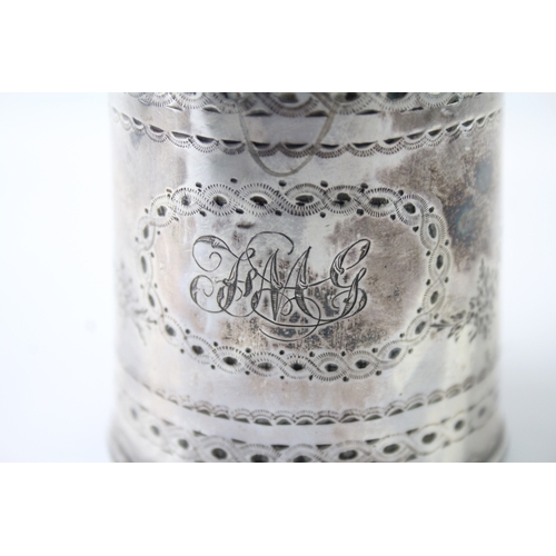 366 - Antique Victoria 1862 London Sterling Silver Christening Drinking Cup (128g)