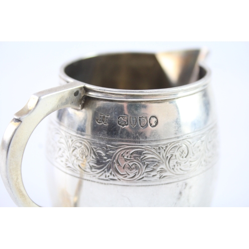 371 - Antique Victorian Hallmarked 1879 London Sterling Silver Cream Jug (93g)