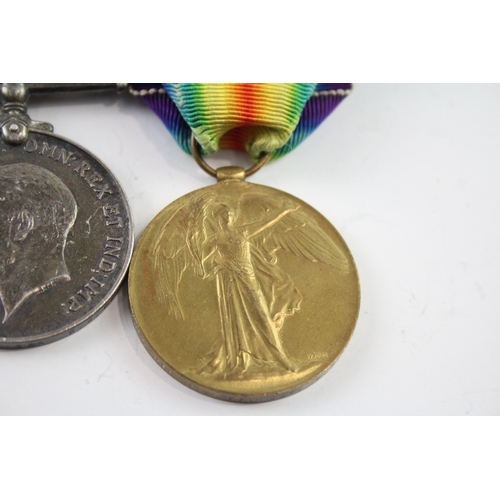 387 - WW1 Mounted 1914-15 Star Medal Trio, Star Pte HB Brunger RAMC, Pair HV Brunger