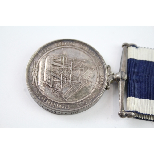 389 - ERII Navy Long Service Medal MX886537 W.A Boyne LDG CK (O) HMS Maidstone