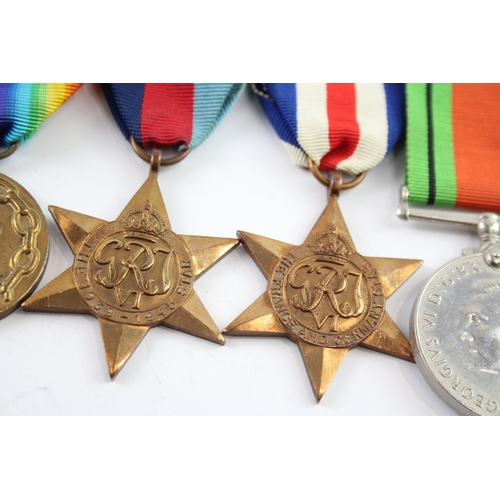 405 - Mounted WW2-Normandy Veterans Medal Group Inc France & Germany Star Group