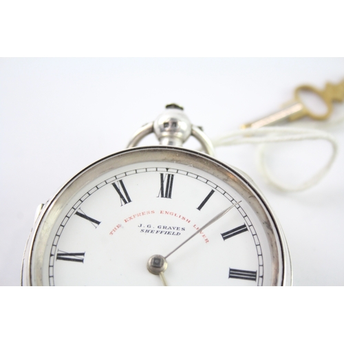 472 - J.G. Graves Sheffield Pocket Watch - Untested