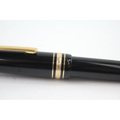 498 - Montblanc Meisterstuck Black Ballpoint Pen / Biro WRITING - PY2042544