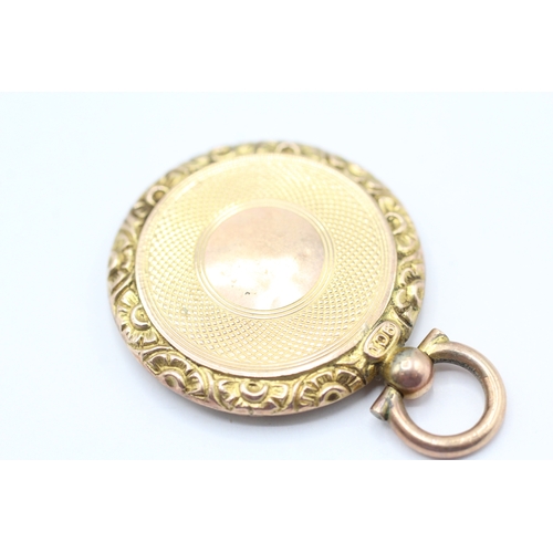 29 - 9ct gold picture locket (3.4g)