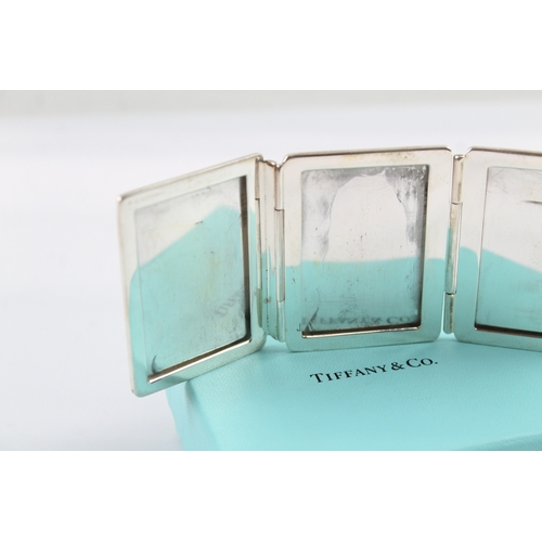 325 - TIFFANY & CO. .925 Sterling Silver Triple Folding Small Photograph Frame 64g