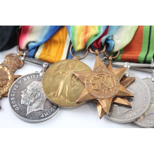 350 - Mounted WW1-Order Of St John Medal Group Trio M8613 J.H Hickinbotham SRARN