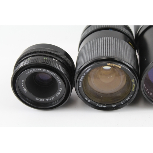 388 - Manual Camera Lenses Inc Miranda, Sigma, Vivitar, Pentacon & Tamron Etc x 10