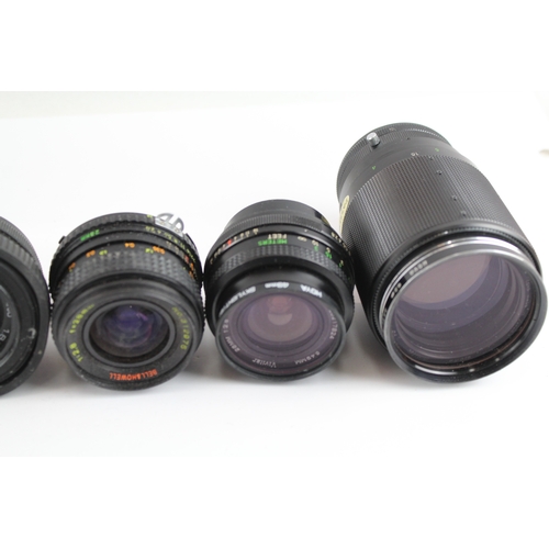 388 - Manual Camera Lenses Inc Miranda, Sigma, Vivitar, Pentacon & Tamron Etc x 10