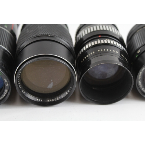 389 - Manual Camera Lenses Inc Meyer-Optik, Ricoh, Vivitar, Pentacon & Helios Etc x 10