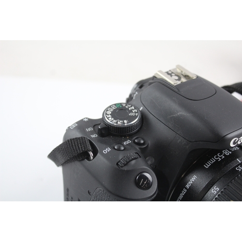 406 - Canon EOS 600D DSLR Digital Camera Working w/ Canon EFS 18-135mm F/3.5-5.6 IS