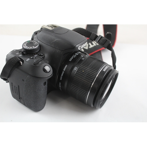 406 - Canon EOS 600D DSLR Digital Camera Working w/ Canon EFS 18-135mm F/3.5-5.6 IS