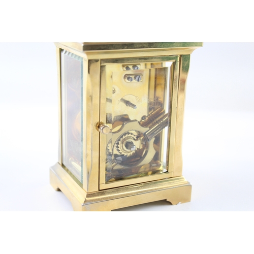 425 - Vintage Angelus Carriage/Mantel Clock WATCH RUNS