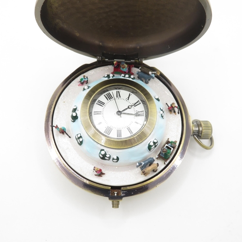 424 - Oversized musical pocket watch