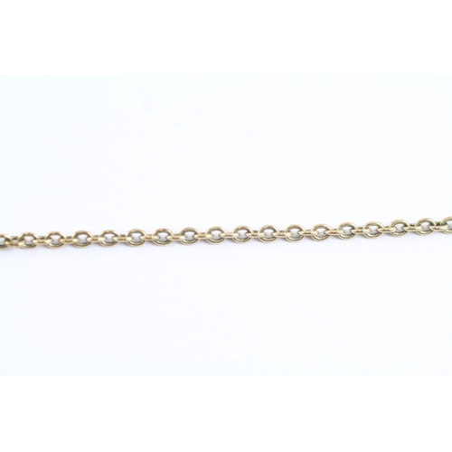 66 - 9ct gold pearl malcom gray necklace (3.6g)