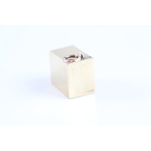 75 - 9ct gold emergency money charm (3.1g)