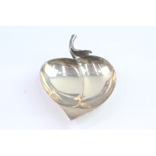 294 - Vintage TIFFANY & CO. .925 Sterling Silver Novelty Apple Pin / Trinket Dish 38g