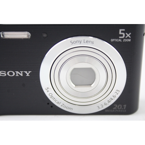 391 - Sony Cybershot DSC-W800 Digital Compact Camera Working w/ Sony 5x Zoom Lens