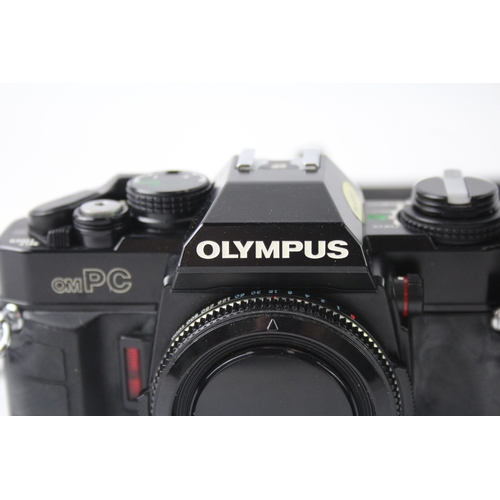 400 - Olympus OMPC Vintage  SLR Film Camera w/ Tokina 28-85mm f/3.5-4.5 Lens