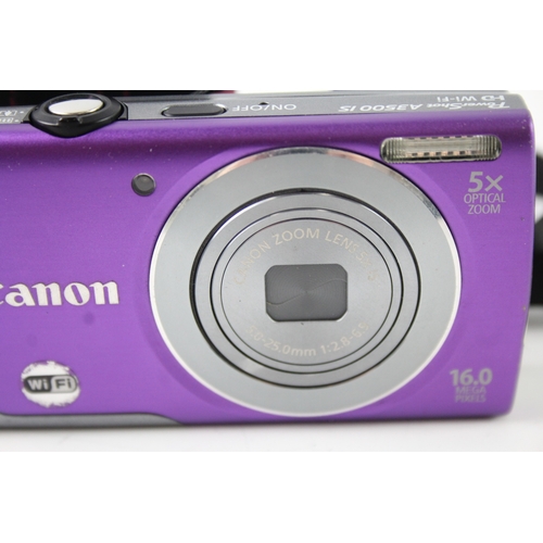 401 - Canon Powershot A3500 IS Digital Compact Camera Working w/ Canon 5x Zoom Lens