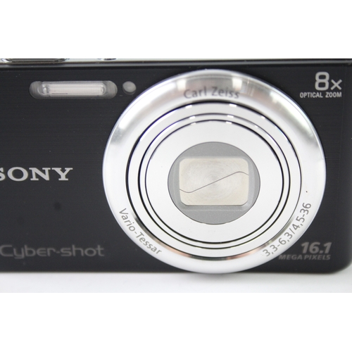 409 - Sony Cybershot DSC-W730 Digital Compact Camera Working w/ Sony 8x Zoom Lens