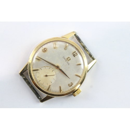 420 - Vintage Omega Gold Tone Watch Hand-Wind WATCH RUNS