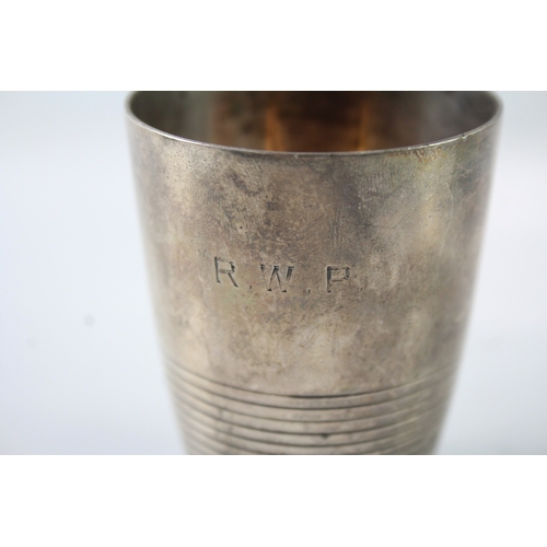 314 - Vintage Hallmarked 1938 Chester Sterling Silver Christening Cup (88g)