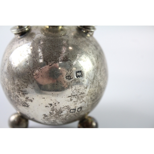 315 - Antique Victorian 1898 London Sterling Silver Grenade Table Lighter (113g)