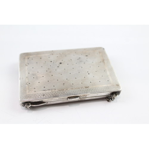 334 - Antique .925 Sterling Silver Ladies Pocket Notebook / Case (120g)