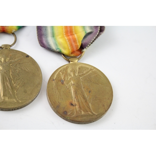 336 - WW1 Medals 1914-15 Star Pte Horn ASC Victory Pte Miller ASC & Pte Hare Sussex R