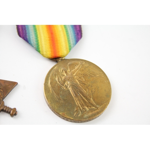 342 - WW1 1914-15 Star & Victory Medal 2840 L.Cpl RT Tunnicliffe 24th London R