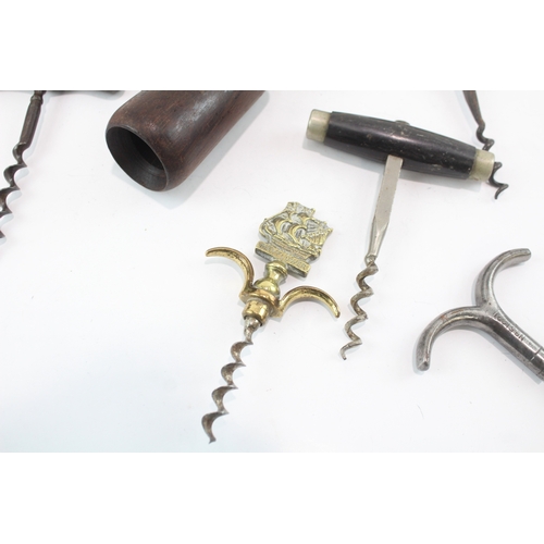 375 - Antique Breweriana Corkscrews & Bottle Openers Assorted Inc Victorian Etc Joblot