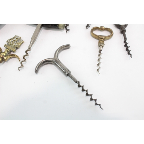 375 - Antique Breweriana Corkscrews & Bottle Openers Assorted Inc Victorian Etc Joblot