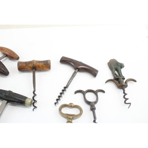 375 - Antique Breweriana Corkscrews & Bottle Openers Assorted Inc Victorian Etc Joblot