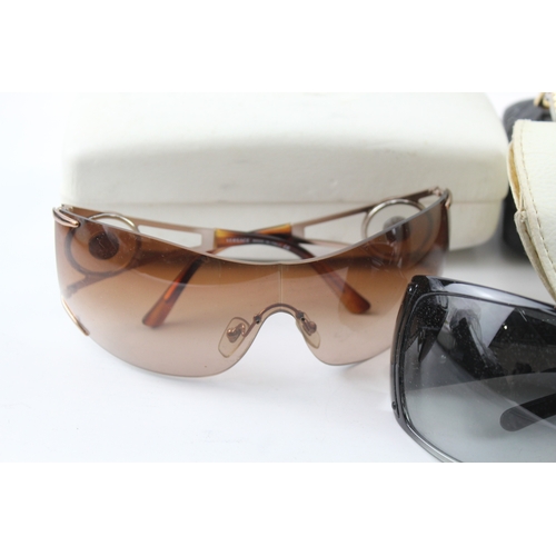 379 - Designer Cased Versace Sunglasses x 3