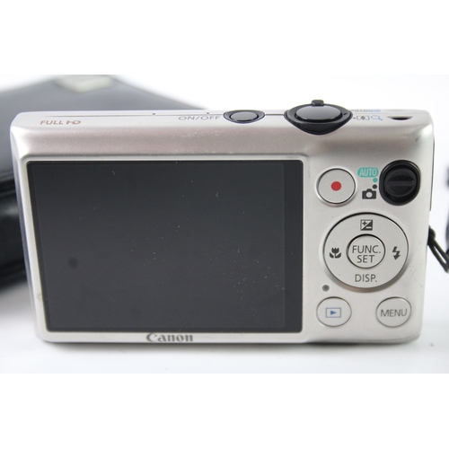 396 - Canon IXUS 220 HS Digital Compact Camera Working w/ Canon 5x Optical Zoom Lens