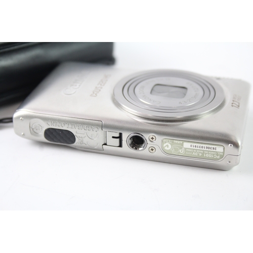 396 - Canon IXUS 220 HS Digital Compact Camera Working w/ Canon 5x Optical Zoom Lens