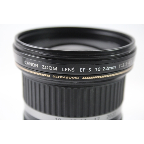 402 - Canon EFS 10-22mm F/3.5-4.5 USM Autofocus Camera Lens Working